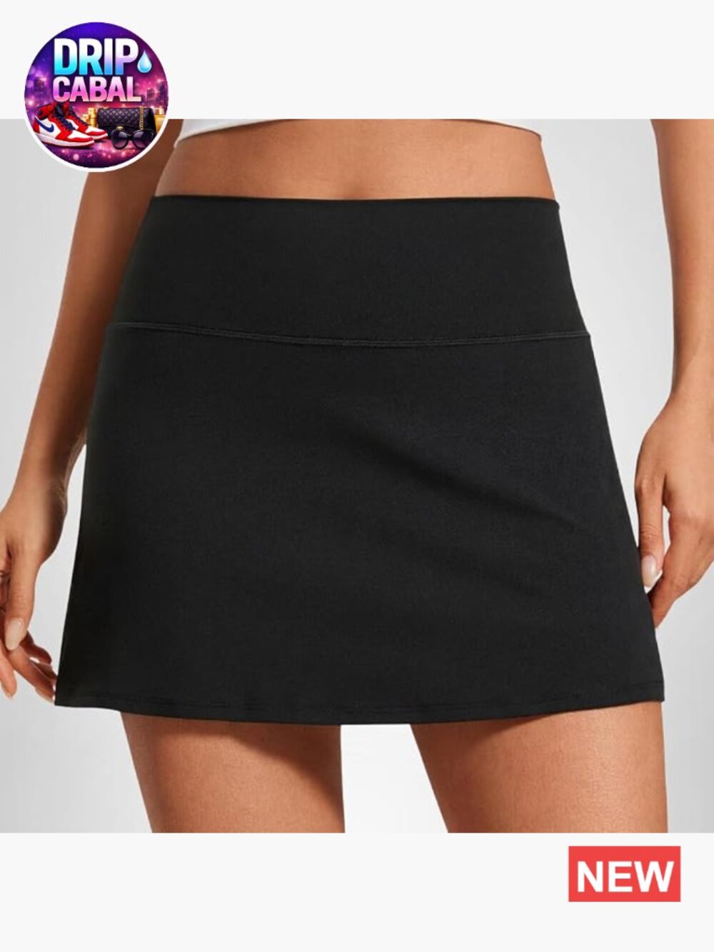 Butterluxe High Waisted Tennis Skort with Pockets - Mini A Line Golf Skirt